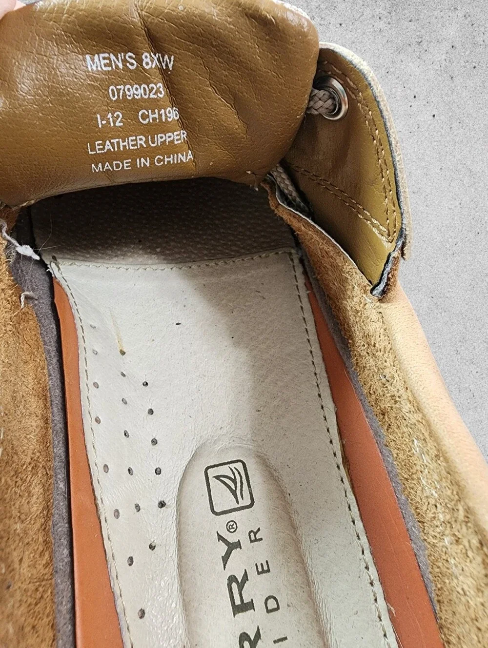 Sperry Top-Sider Leather Boat Shoes Men's 8W